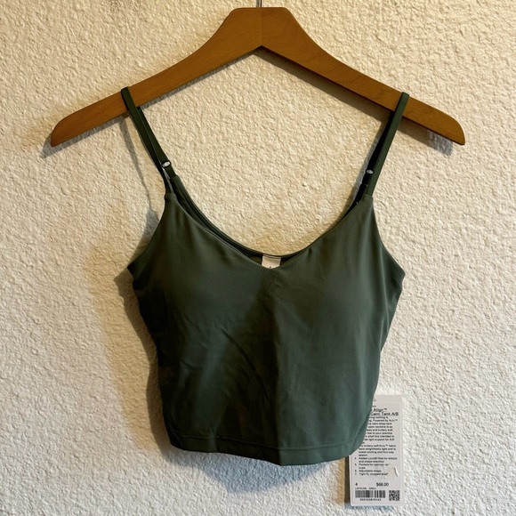 Lululemon Align Cropped Cami Tank Top
Light Support A/B Grey Eucalyptus Green - Picture 4 of 7